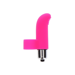 Вибратор на палец для стимуляции клитора розовый Toy Joy Tickle Pleaser