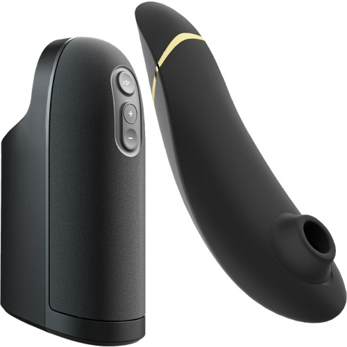 Набір секс іграшок Arcwave Ion+Premium 2 для пари чорного кольору Womanizer Pleasure Pair - 2