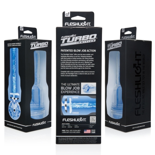 Мастурбатор Fleshlight Turbo Ignition Blue Ice Флешлайт - 3