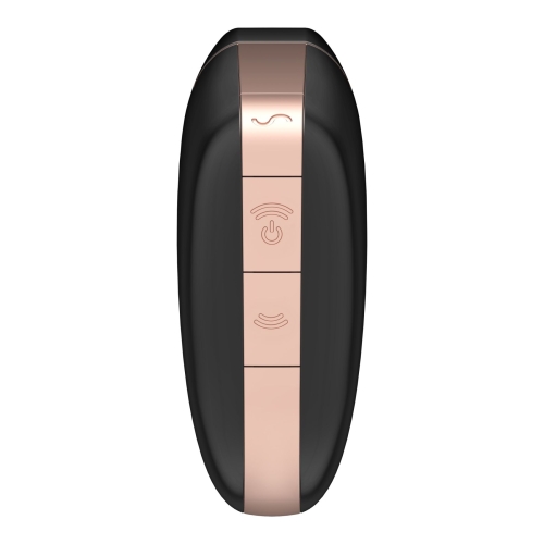 Вакуумний безконтактний кліторальний смарт вібратор Satisfyer Love Triangle чорний - 5