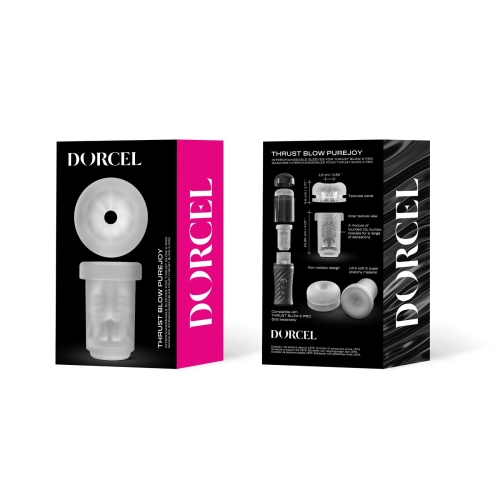 Рукав для мастурбатора белого цвета Dorcel Thrust blow purejoy - 5