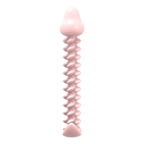 Анальна пробка пухирчаста тілесна Meleon Full Bloom Butt Plug - 3