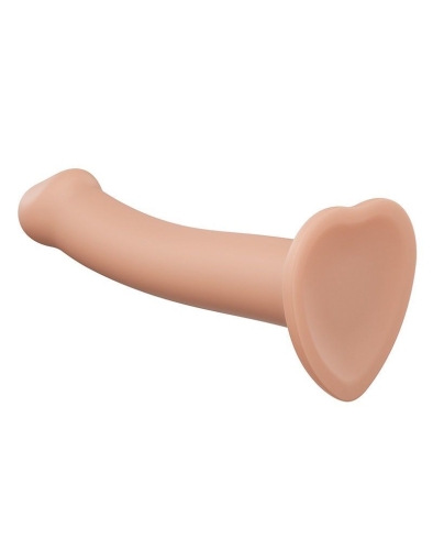 Великий фалоімітатор 20 см/4,5 см реалістик на присоску Strap-On-Me Dual Density Dildo Flesh XL - 3