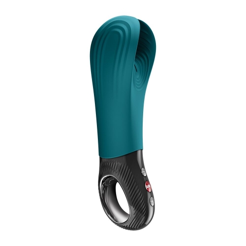 Вибратор для пениса зеленый Fun Factory MANTA Bottle Green подходит для парных игр - 5