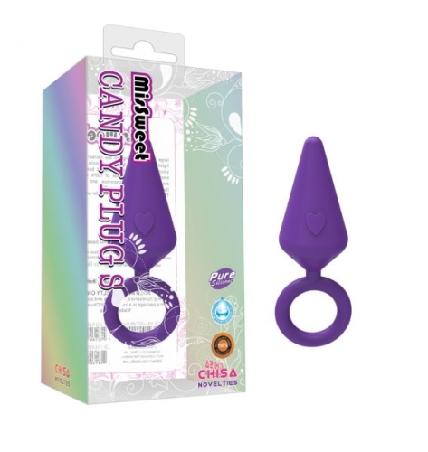 Силіконовий Анальний плагін CHISA MisSweet-Candy Plug - 1