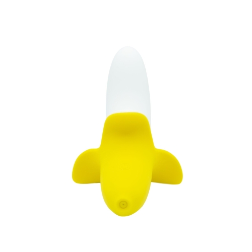 Вибратор для точки G и для клитора водонепроницаемый желтый Banana Bliss Mini Silicone Vibrator 10 режимов вибрации - 2