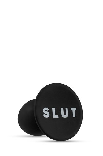 Силіконова анальна пробка чорна TEMPTASIA SLUT PLUG - 3