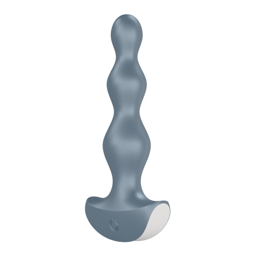 Анальный 12/3,2 см стимулятор-бусины с двумя моторами Satisfyer Lolli-Plug 2 (ice blue) Пробка Лолли - 4
