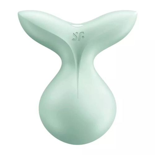 Вибратор для стимуляции клитора и сосков ментолового цвета Satisfyer Viva la Vulva 3 - 3