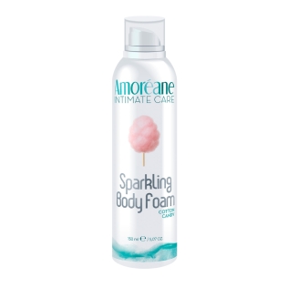 Пінка для тіла з ароматом цукрової вати Amoreane Sparkling Body Foam 150 мл