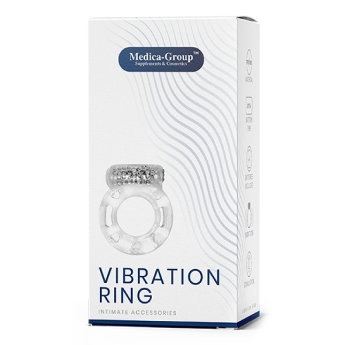 Ерекційне кільце з вібрацією Medica-Group Vibration Ring прозоре - 1