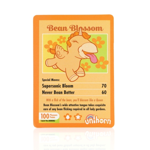 Вібратор Пульсатор одноріжка для клітора жовтого кольору Unihorn Bean Blossom - 3