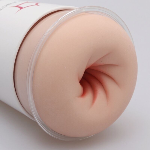 Мастурбатор-анус сквозной в колбе телесный Naked Factory Cup Sleeve A-4 - 3
