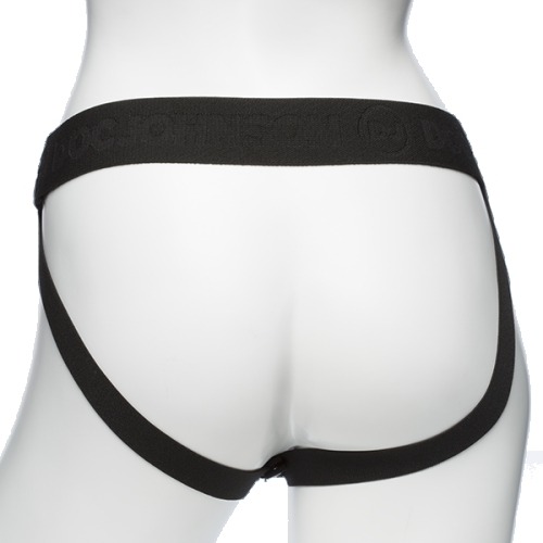 Набор для страпона с тремя силиконовыми насадками Doc Johnson Body Extensions - BE Ready - Black - 5