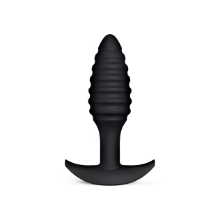 Анальна пробка спіралеподібна силіконова чорного кольору Dorcel