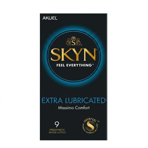 Презервативы безлатексные полиизопреновые с дополнительной смазкой Skyn Extra Lubricated 9 штук - 1