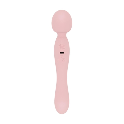 Вибратор-микрофон розовый Good Vibes Only SIMI Double-Sided Wand Vibrator - 3