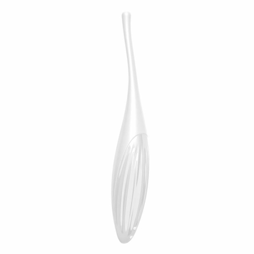 Смарт вибратор для клитора белого цвета Satisfyer Twirling joy - 2