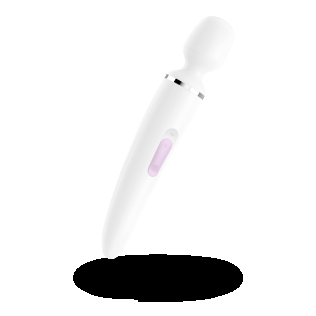 Вибромассажер для тела и эрогенных зон Satisfyer Wand-er белый