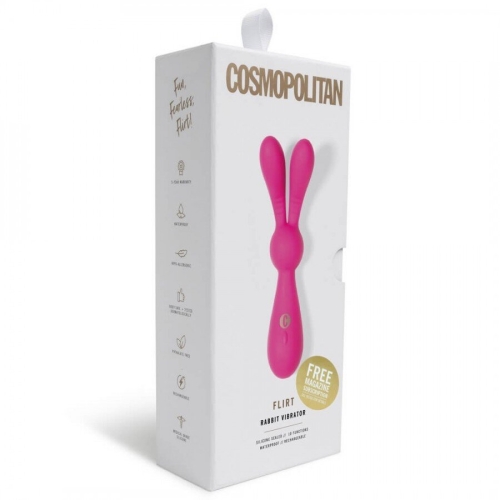 Кліторальний вібратор кролик Cosmopolitan Cosmopolitan Flirt рожевий - 5