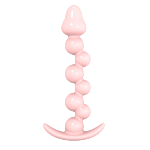 Анальна пробка куляста тілесна Meleon Blossom Hue Butt Plug - 2