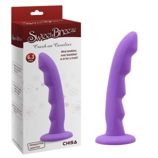 Фалоімітатор силіконовий на присоску Chisa Crush On Cavelier Purple