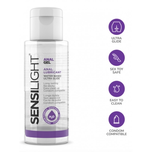 Анальный лубрикант увлажняющий на водной основе Intimateline Sensilight Anal Gel 30мл - 3