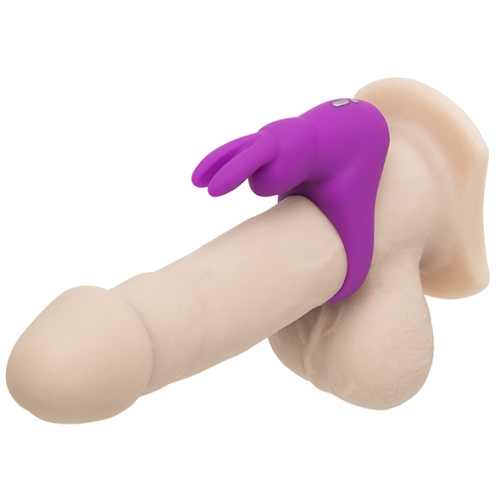 Ерекційне віброкільце фіолетового кольору Fifty shades of grey Happy rabbit rechargeable cock ring - 3