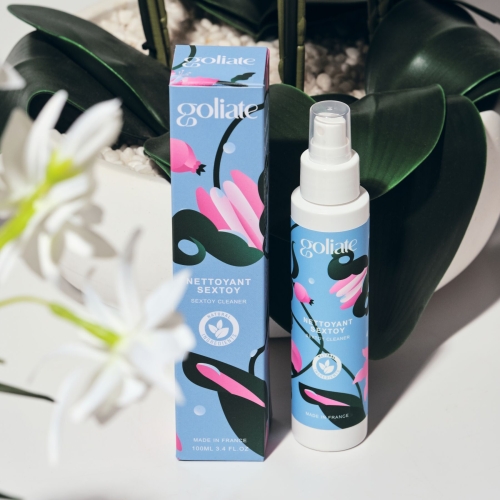 Антибактеріальний спрей для іграшок безпечний для тіла Goliate Nettoyant Sextoy 100 мл - 10