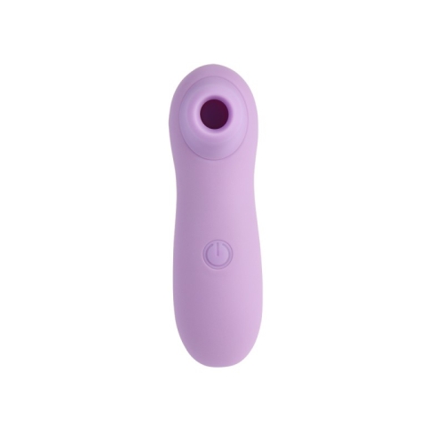 Вакуумный клиторальный стимулятор фиолетового цвета Chisa Irresistible Big - 2