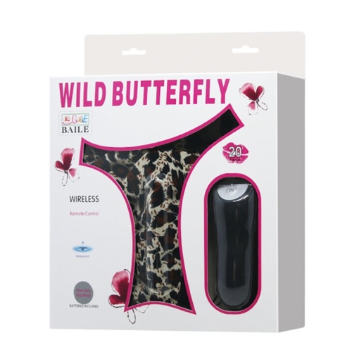Вибростимулятор для клитора с пультом д/у и стрингами Lybaile Wild Butterfly - 8