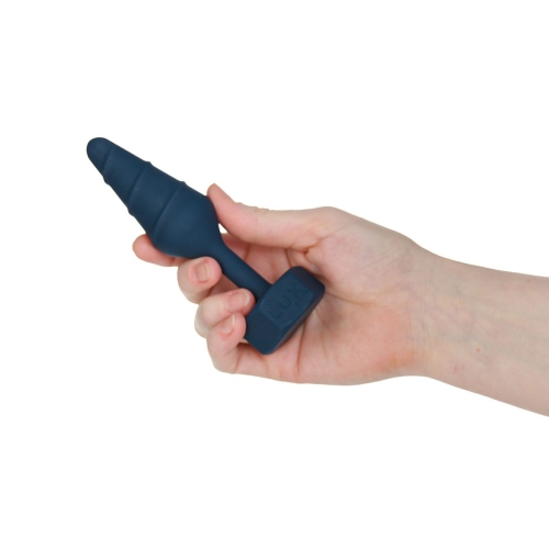 Анальная пробка синяя Lux Active Twist Plug размер Small - 5