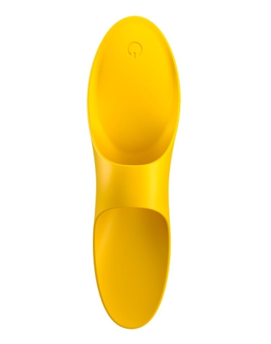 Вибратор на палец для клитора желтый Satisfyer Teaser Dark - 4