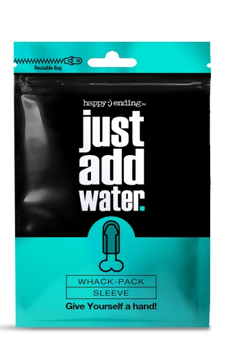 Мастурбатор для мужчин белого цвета Happy ending Just add water whack pack self lubricating sleeve - 2