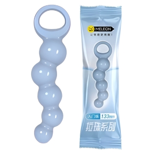Анальные бусы синего цвета Meleon Anal Beads  AP-27