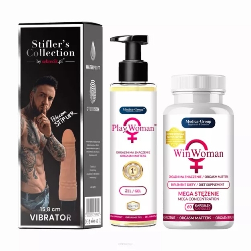 Вибратор вагинальный реалистичный из киберкожи бежевого цвета Medica group Stiflers Collection - 8
