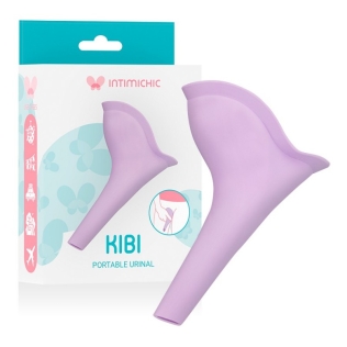 Писсуар портативный для женщин розовый Intimichic Kibi Disposable Portable Urinal