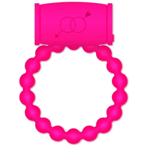Эрекционное виброкольцо на член розовое Casual Love Couple Vibrator Ring - 2