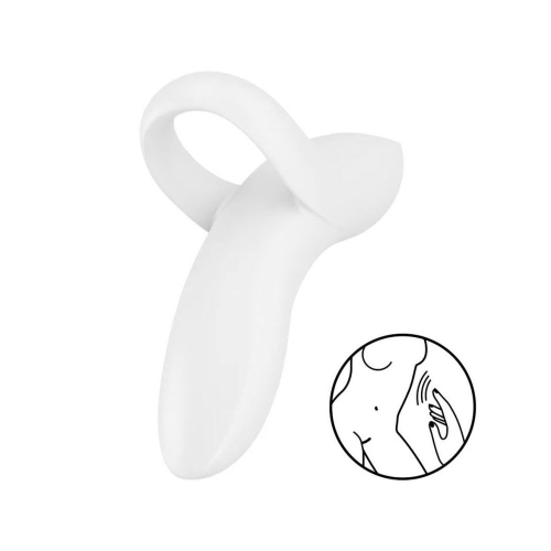 Вибратор для клитора белого цвета Satisfyer Bold Lover - 1