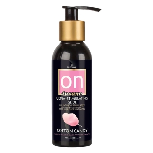 Лубрикант на водно силиконовой основе с ароматом сладкой ваты Sensuva Ultra Stimulating On Insane 125 мл