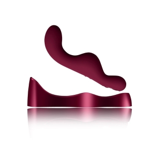 Вибромассажер с изгибами рубинового цвета Rocks Off Ruby Glow Blush