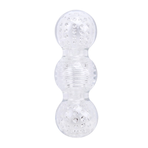 Насадка на член прозорого кольору Chisa Crystal Hand Job Stroker - 2