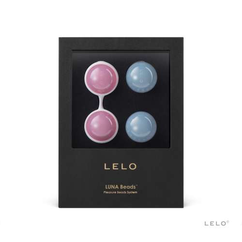 Вагинальные шарики силиконовые розового и синего цвета Lelo Mini 4 штуки - 4