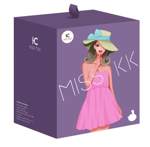 Вакуумный стимулятор для клитора фиолетовый KissToy Miss KK - 5