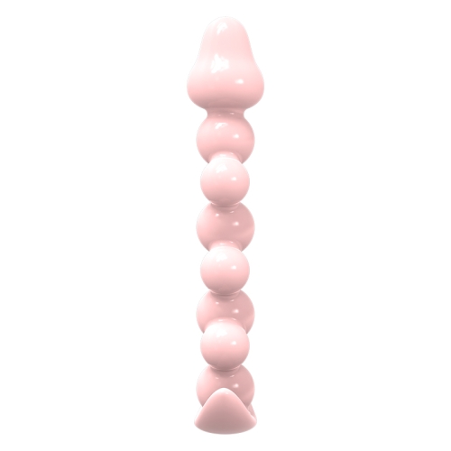 Анальна пробка куляста тілесна Meleon Blossom Hue Butt Plug - 3