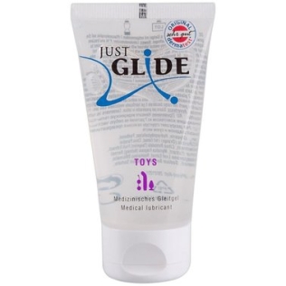Лубрикант без аромата для секс игрушек на водной основе JUST GLIDE Toy 50 мл
