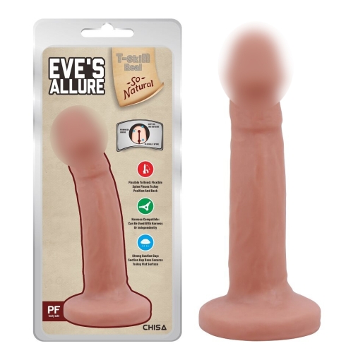 Фалос на присоску реалістичний бежевий CHISA Eves Allure Flesh - 1