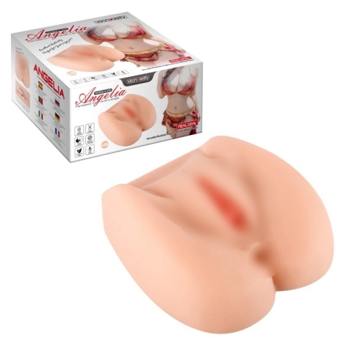 Мастурбатор вагина реалистичная Versatile Realistic Vagina and Ass Masturbator Angelia телесный - 1