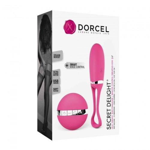 Віброяйце рожеве силіконове Dorcel Secret Delight Magenta - 7