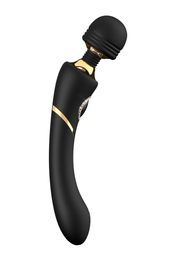 Вибромассажер - Микрофон Ванд черный для интимных мест Dream Toys PRESTIGE MONICA LUXXE - 4